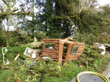 Brittany's storm Ciaran the damage