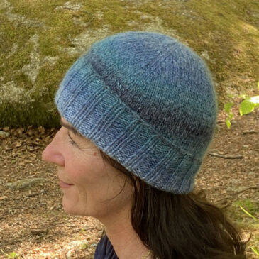 Bonnet en laine Shetland La laine de Galeine