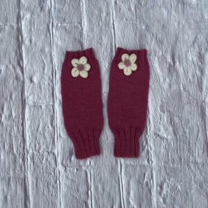 Guêtres laine Abigail fillette La laine de Galeine