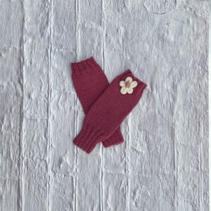 Guëtres laine fillette Abigail La laine de Galeine