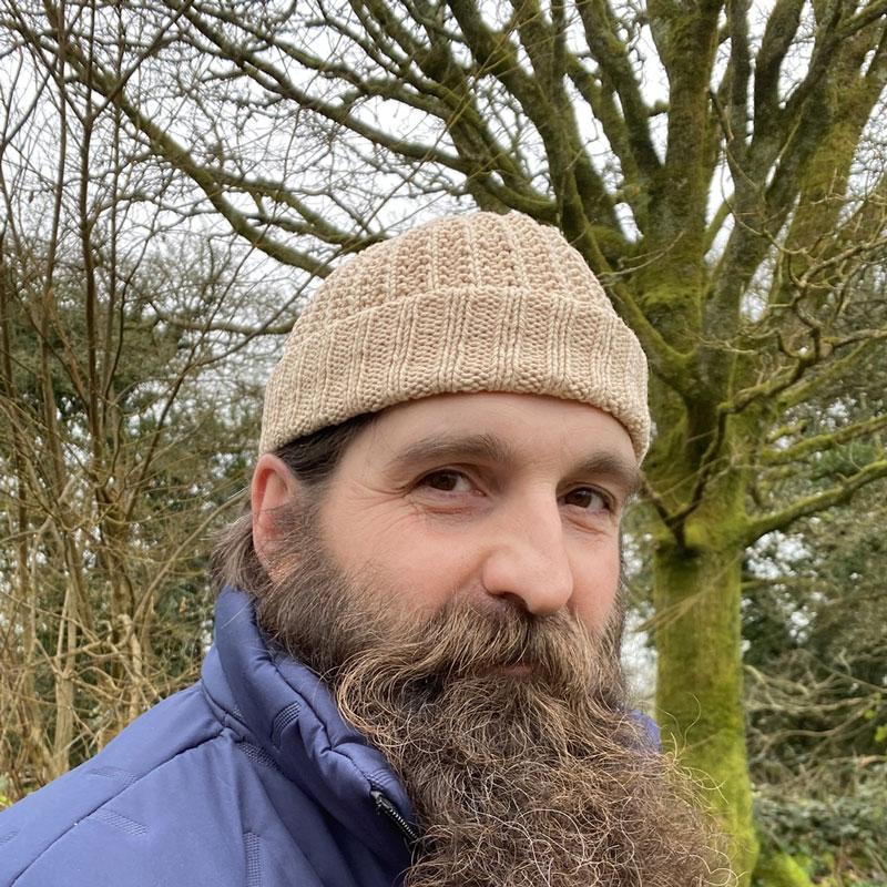 Bonnet docker sur Kabir la laine de galeine