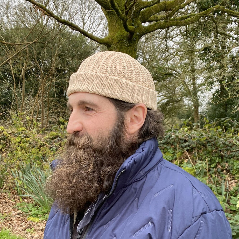 Bonnet docker beige sur Kabir